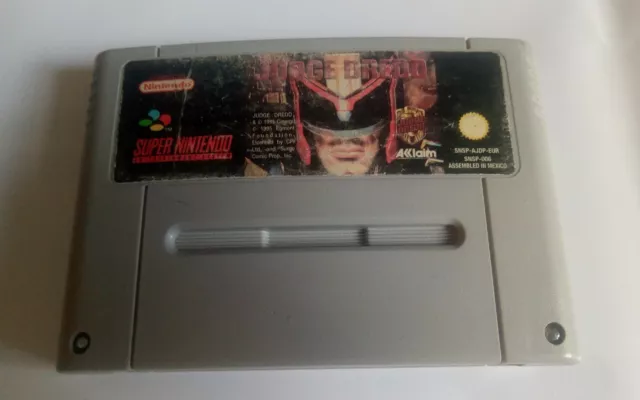 Super Nintendo SNES Judge Dredd PAL