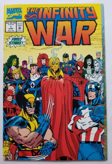 The Infinity War #1 (Marvel, 1992) Thanos, Silver Surfer, Adam Warlock