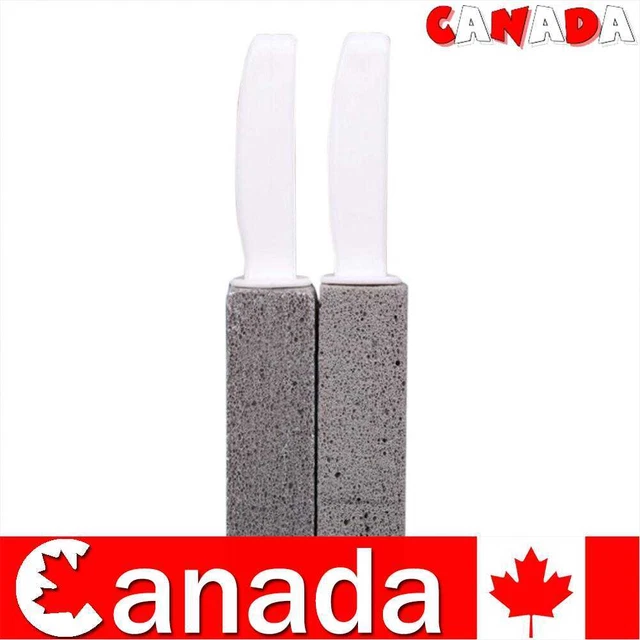 2pcs Water Toilet Bowl Natural Pumice Stone Cleaner Brush Wand Cleaning Rod