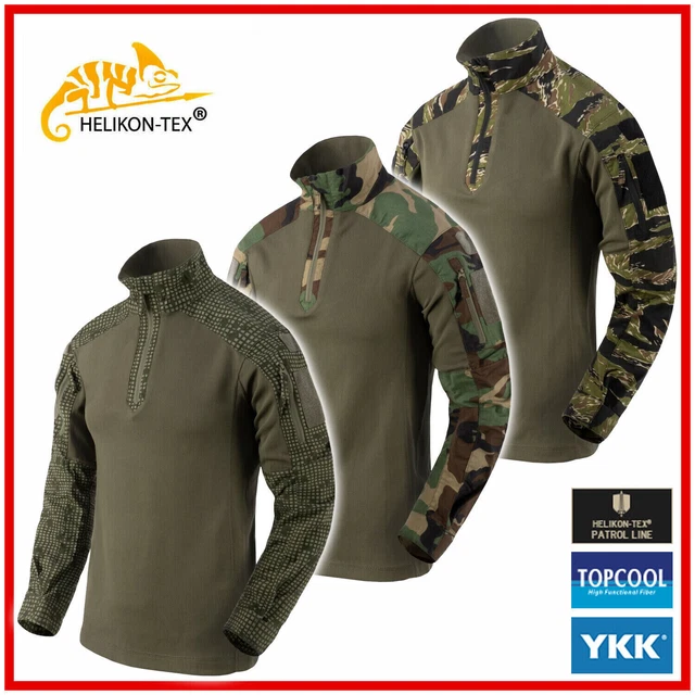 HELIKON TEX Combat Shirt MCDU Tactical UBACS Under Armour Top Tiger Stripe DNC