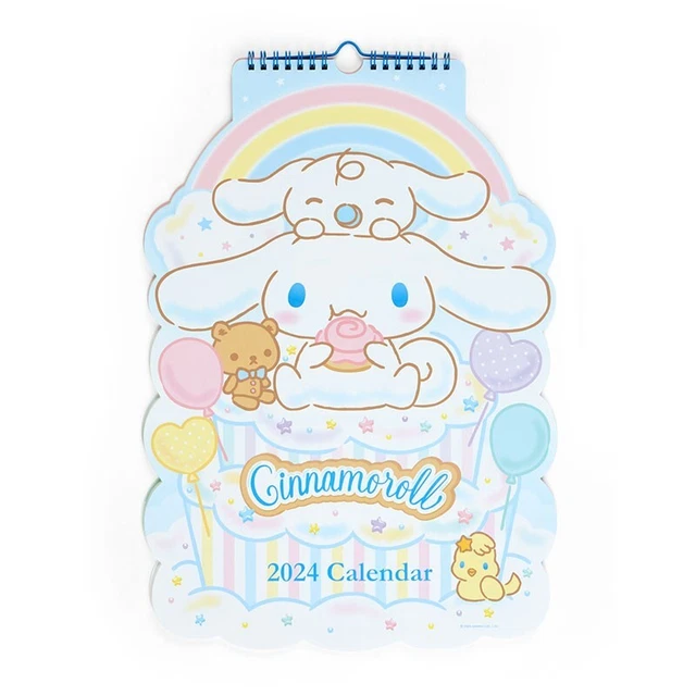 SANRIO CINNAMOROLL 2024 Wall Hanging Calendar M Japan w/ Schedule