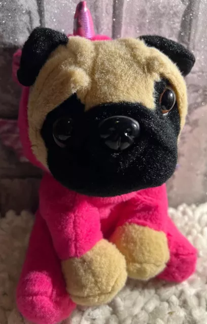 Unicorn pug teddy hotsell