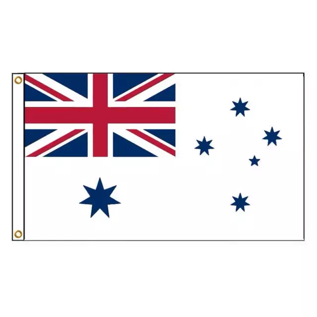 90x60cm Australian White Ensign Flag Large RAN Navy Australia Flag Outdoor Flag