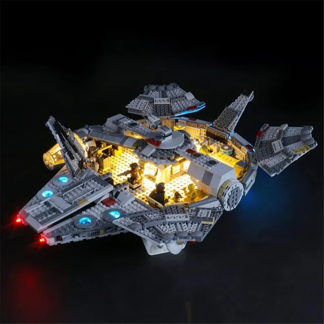 LED Light Kit for Millennium Falcon - Compatible with LEGO® 75257 Set