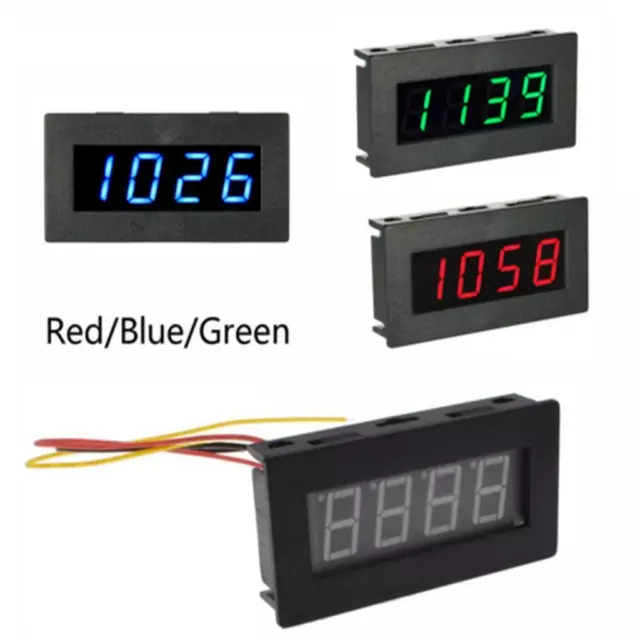 0.56" Digital LED Display Frequency Tachometer Rotate  Meter DC 8-15V
