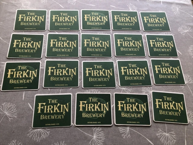 The Firkin Brewery Beer Mats Coasters x 19 Breweriana Man Cave Bar