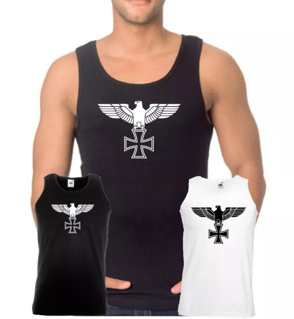 Tank Top Shirt Deutschland Reichsadler Deutsches Reich Wehrmacht Eisernes Kreuz