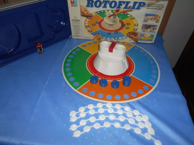 ROTOFLIP Vintage MB Spiele Brettspiel 1981 Gesellschaftsspiel Rarität