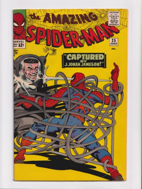 Amazing Spider-Man #25 Marvel 1965 1st Mary Jane Silver Age Comic Book VG/FN