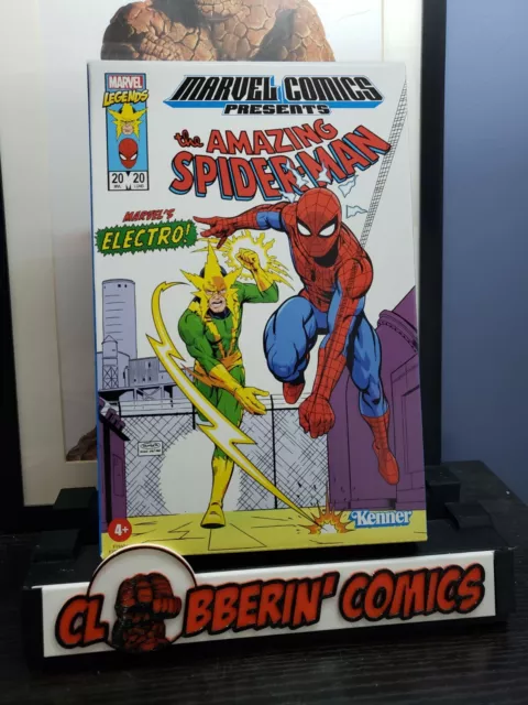 Marvel Comics Presents Amazing Spider-Man Electro 2 pack figures, Hasbro Pulse