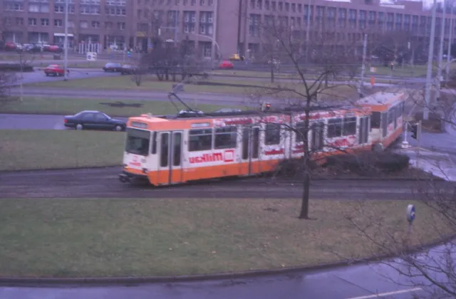 altes DIA Straßenbahn Braunschweig 19.01.1997 gerahmt wkö-R3-9-6