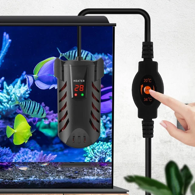 200W Turtle Heater Digital Display Heater Stick with Suction