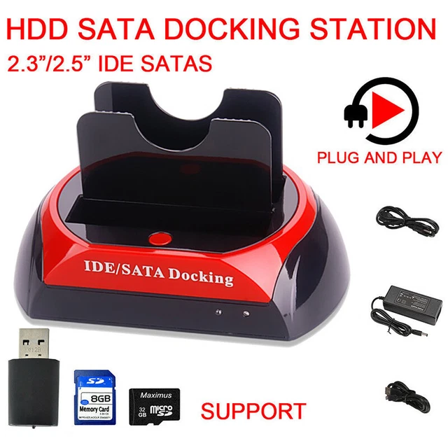 &DOCKING STATION DOCK card dock lettore schede dock ide hub sata usb ...