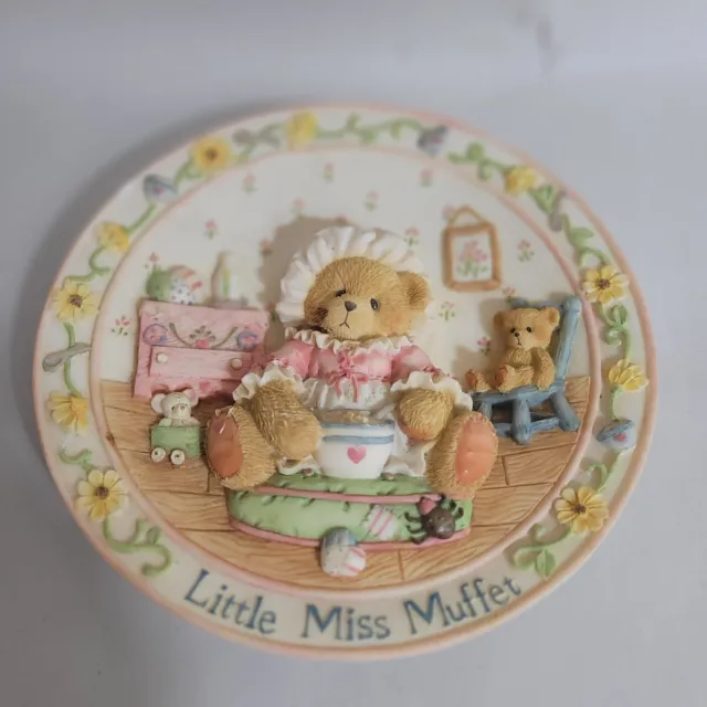 Collector Plate "Little Miss Muffet" 3D Vintage