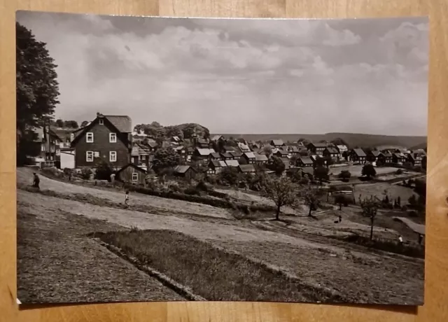 Ansichtskarte SCHNETT Luftkurort Wintersportplatz DDR AK Postkarte ungelaufen