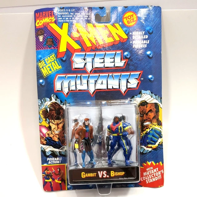 Marvel Comics Universe X-Men Steel DieCast Mutant Gambit vs Bishop Sealed! Stock