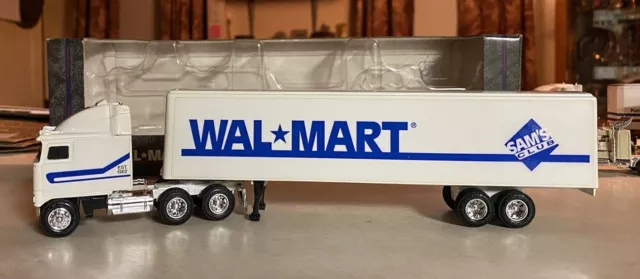 1/64 Scale Ertl Walmart Sam’s Club Die Cast Tractor Trailer 1997 Collectable