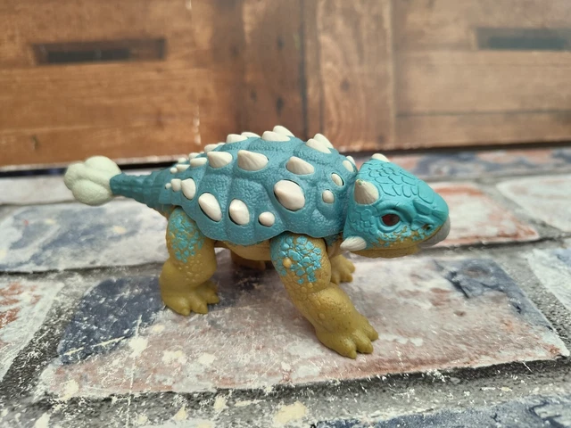 JURASSIC WORLD CAMP Cretaceous Ankylosaurus Baby Bumpy Action Figure £ ...