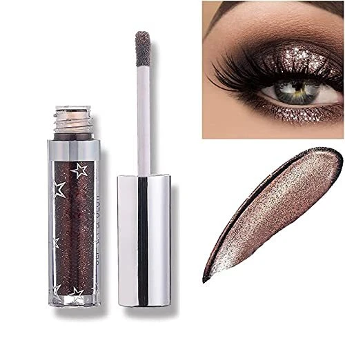 Fard à paupièresFard à Paupière Paillette Liquid Shine Matalic Maquillage Yeu...
