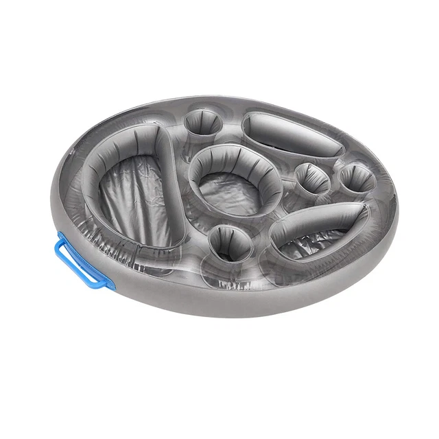 INFLATABLE FLOAT BEER Table Bar Tray Beach Cool Swimming Pool Ring ...