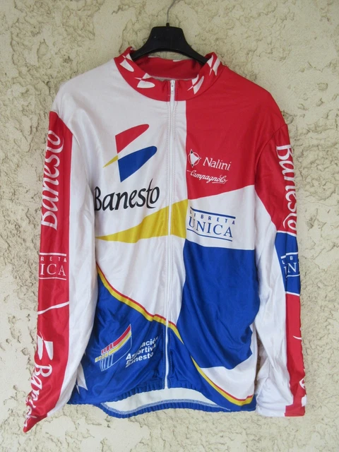 Veste Cycliste Vintage Nalini CASINO AG2R 1998, Taille 5, Collection Colnago Peugeot