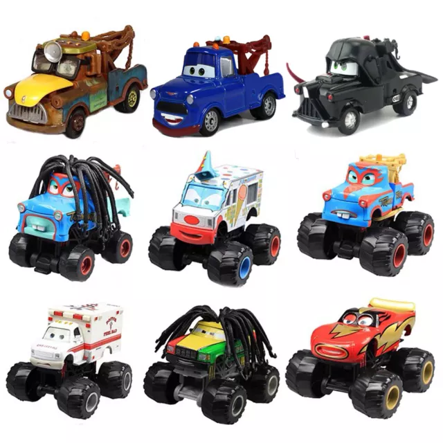Disney Pixar Cars Lot Monster Tow Mater 1:55 Diecast Model Car Toys Gift Boy UK