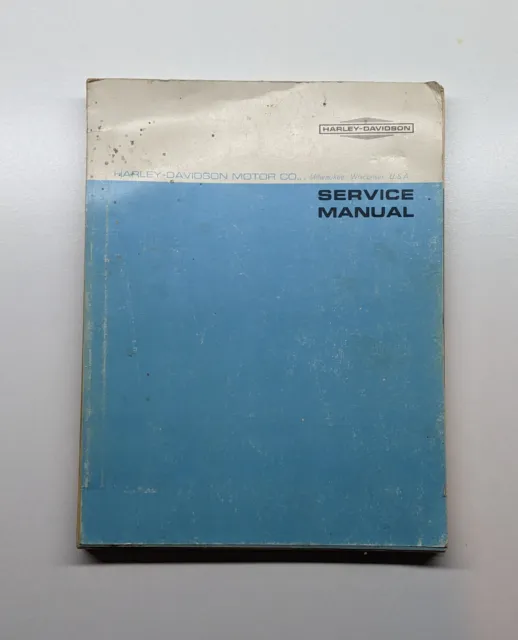 Original Harley Davidson Dealer Panhead FL FLH Service Manual 1959-66