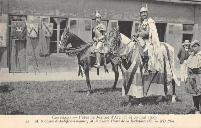 CPA 60 COMPIEGNE FETES DE JEANNE D'ARC Mr LE COMTE D'AUDIFFRET