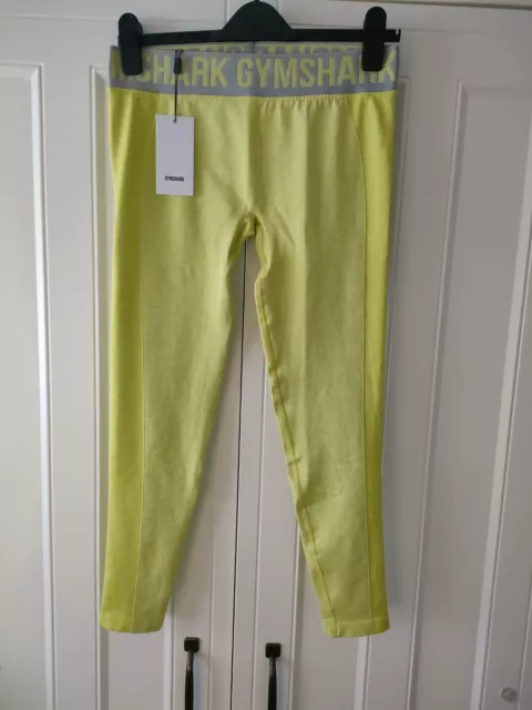 WOMEN'S GYM SHARK Flex Low Rise Leggings Large Lime Green New £15.92 -  PicClick UK