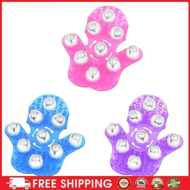 Body Massage Glove Anti-cellulite Muscle Pain Relief Relax Nine Beads Massager