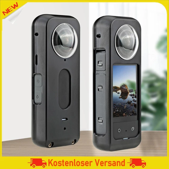 Metal Rabbit Cage Cover with Screws Protective Shell Shockproof for Insta360 X3