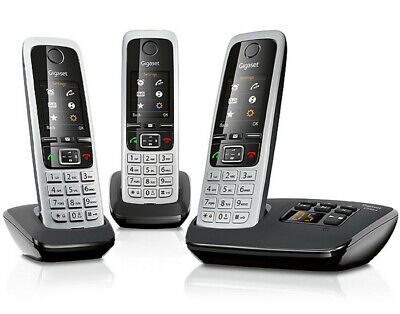 Gigaset A695A Trio Telefono Fisso senza Fili Con Segreteria Alta Schermo Grigio 