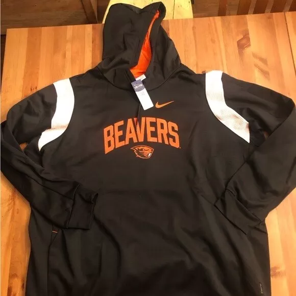 NWT men's 4XL Nike 2022 Oregon state beavers Therma fit Pullover Hoodie BSBL