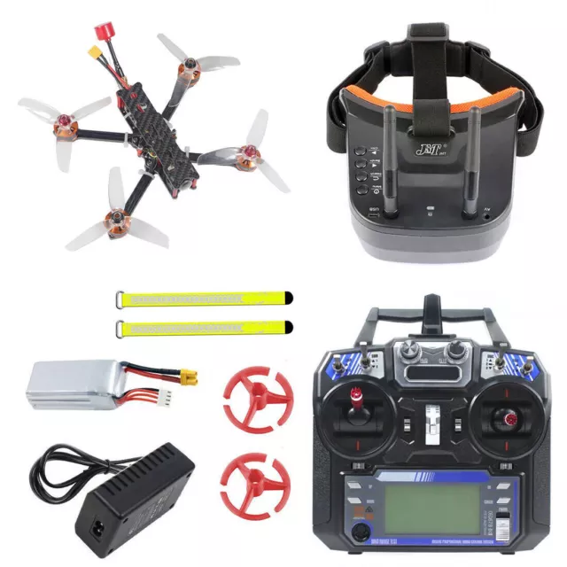 JMT F4 X1 175mm FPV Racing Drone Kit RTF with FPV Goggles Flysky Remote Control