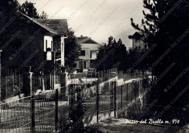 1964 BRALLO DI PREGOLA Passo 3 Centro Federale Tennis Pavia Cartolina