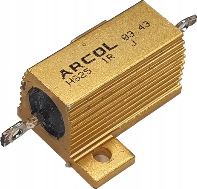 circuito integrato RESISTENZA ARCOL HS25 1R J 1OHM / #D R0AT 9125