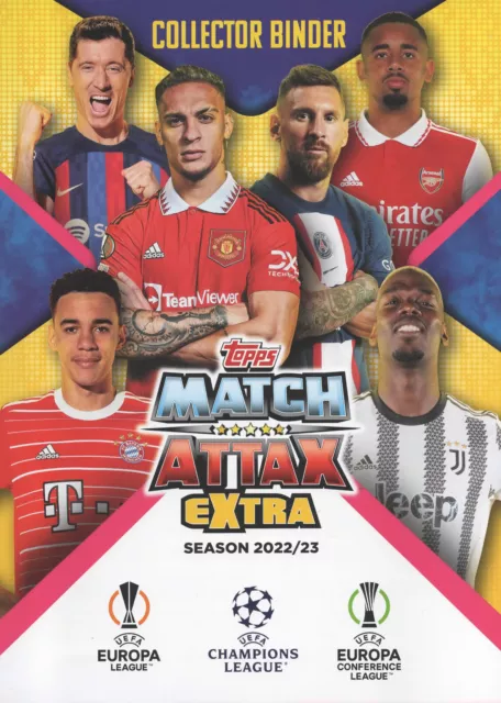 Match Attax Champions League 2022/2023 Edizione limitata extra nero blu