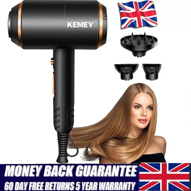 4000W Professional Hair Dryer Ionic Fast Drying Hairdryer with Diffuser Hairdrye