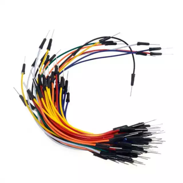65x Breadboard Jumper Wires Brücken Kabel Male to Male Prototyping Arduino  #2