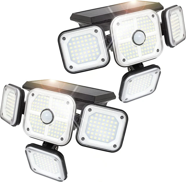 Moss & Stone Solar Outdoor Lights, IP44 Waterproof Outdoor Lights Solar Powered
