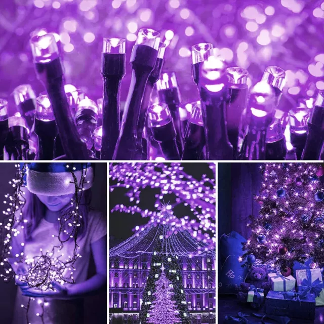 LED Solar String Light Lights Waterproof Outdoor Christmas Garden Party Decor 2