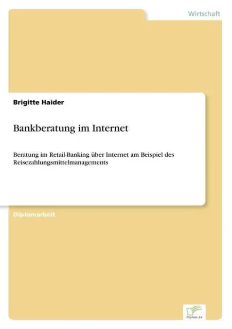 Bankberatung im Internet | Brigitte Haider | deutsch | NEU