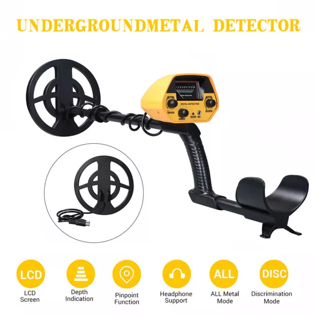 Deep Sensitive Metal Detector Gold Hunter Finder Waterproof Scanner Treasure UK 3