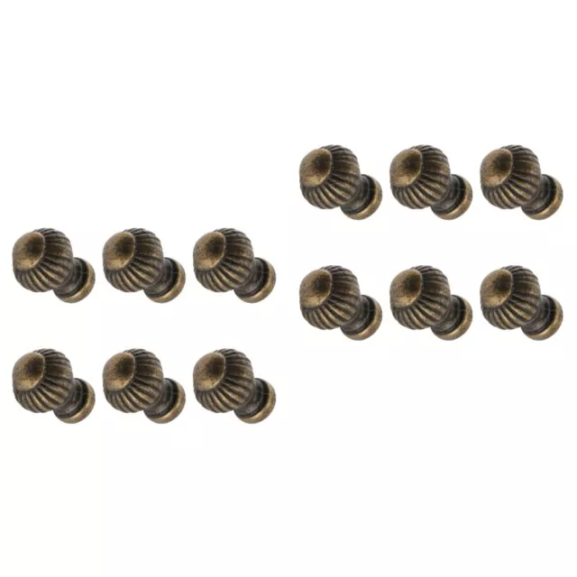 12 PCS Furniture Door Knobs Cupboard Handles Antique Cabinet Wardrobe