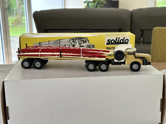 Solido Ancien – Berliet TBO 200 – Transport Derrick – Complet Avec Boîte – Miniature Collection