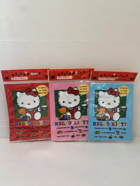 549-SANRIO Hello Kitty Vintage Book Cover 1990 6E