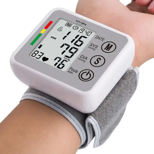 Tensiomètre-bracelet électronique à 2 x 60 emplacements de mémorisation, Appareils de mesure