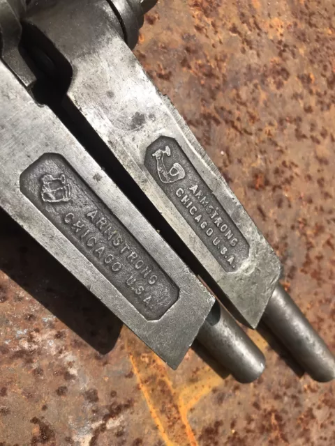 Pair Armstrong No. 10 Lathe Boring Tool Holder and Boring Bar