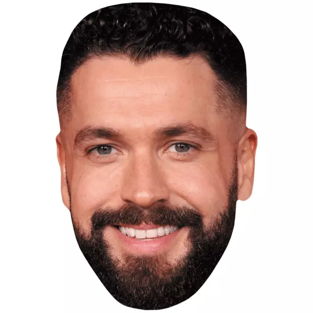 Shayne Ward (Beard) Mascaras de personajes famosos, caras de carton