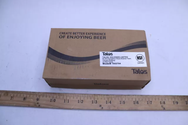 Talos Beer Keg Coupler D System Brass Body & Stainless Steel Probe 1022704